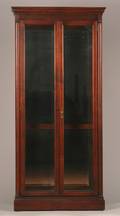 A Contemporary Mahogany Curio Cabinet