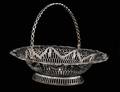 179 GEORGE III STERLING SILVER CAKE BASKET
