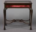 A Georgian Style Mahogany Vitrine Table