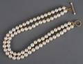 182 DOUBLE STRAND CULTURED PEARL NECKLACE