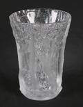 A Contemporary Molded Glass Vase