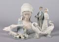 A Collection of Lladro Style Figures