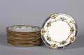 A Set of Twelve Minton Porcelain Dinner Plates