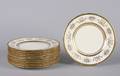 A Set of Twelve Coalport Dinner Plates