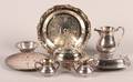 A Collection of Silver Plate Serving Articles