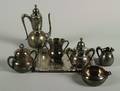 A Three Piece Silver Plate Coffee Service Rockford  Co