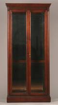 A Contemporary Mahogany Curio Cabinet