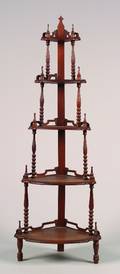 A Victorian Style Five Tier Whatnot