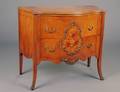 189 LOUIS XV STYLE INLAID MAHOGANY COMMODE