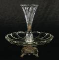 A Heisey Cut Glass Epergne