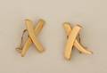 A Pair of Ladys 18 Karat Yellow Gold Earrings Paloma Picasso for Tiffany  Co
