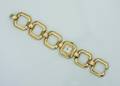 A Ladys 14 Karat Yellow Gold Bracelet Watch Crawford Watch Co