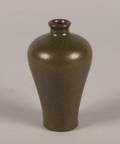 A Chinese TeadustGlazed Ceramic Meiping Vase