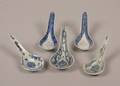 A Group of 22 Chinese Blue and White Spoons