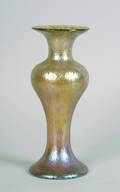 An Iridescent Baluster Form Vase