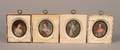 A Group of Four Portrait Miniatures