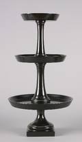 A Black Marble Epergne