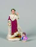 A Porcelain Figure of Napoleon I at His Coronation as Emperor