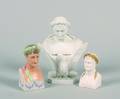 A Group of Three Busts of Napoleon I as Caesar