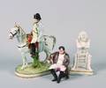 A Porcelain Figure of Napoleon I on Horseback