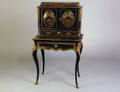 284 LOUIS XV STYLE EBONIZED BONHEUR DE JOUR