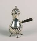 A Victorian Silver Chocolate Pot Sheffield