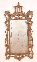 An Italian Pierced Chinoiserie Mirror