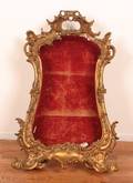 A Rococo Gilt Wood Display Cabinet