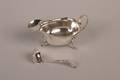A George V Silver Sauce Boat and Ladle