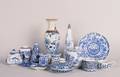 A Collection of Chinese Blue and White Porcelain and Earthenware