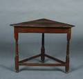 An Oak Corner Table