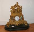 A French Gilt Metal Mantel Clock