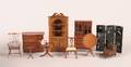 A Group of Doll House Furniture