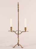 A Brass Two Light Candelabrum