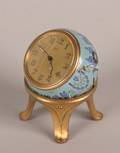 A Swiss Cloisonne Ball Clock by Zenith
