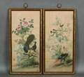 Two Chinese Paintings on Silk