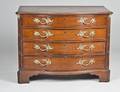 443 GEORGE IV MAHOGANY CHEST OF DRAWERS