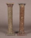 Two Marble Pedestals