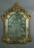 A Gilt Metal Neoclassical Style Mirror