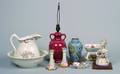 A Collection of Various Porcelain Articles