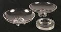 Two Steuben Clear Glass Centerbowls