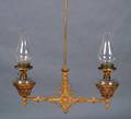 A Gilt Metal Lighting Fixture
