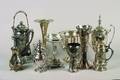 A Collection of Silver Plate Serving Articles