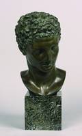 A French Patinated Bronze Portrait Bust