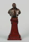 A German Bronze Bust of a Gentleman