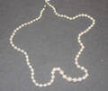 A Ladys Single Strand Cultured Pearl Necklace