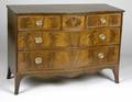 270 GEORGE III STYLE FIGURAL MAHOGANY CHEST OF DRAWERS