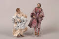 Two Italian Carved and Polychrome Wood Creche Figures