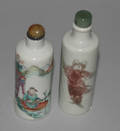 A Pair of Chinese Porcelain Snuff Bottles