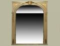 435 NEOCLASSICAL STYLE GILT AND PAINTED MIRROR